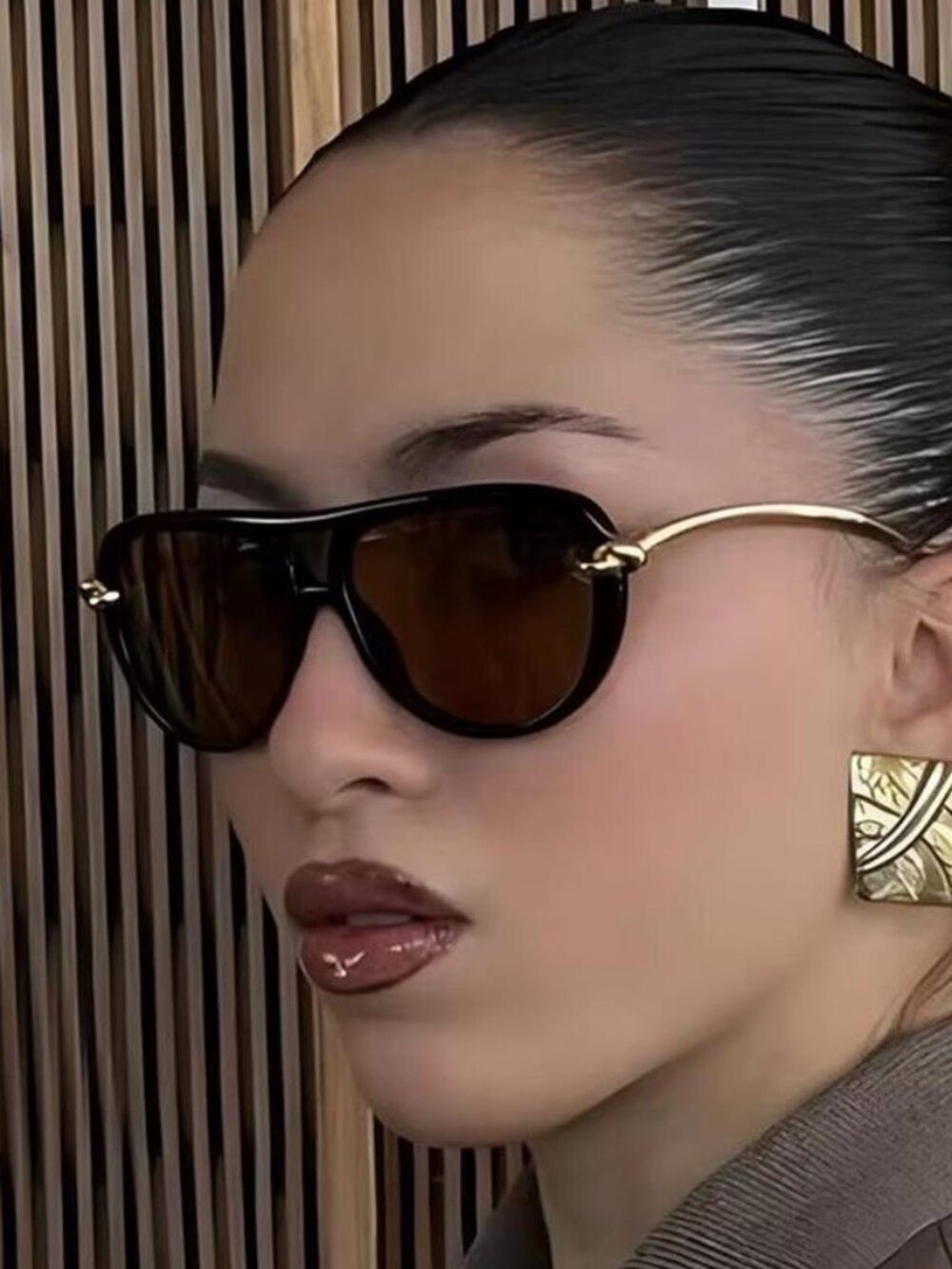 Retro Double Beam  Sunglasses